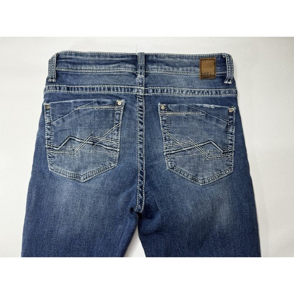 Buckle BKE Payton Women’s Cropped Raw Hem Straight Leg Jeans - 25x31.2 (25x25)* - Picture 4 of 9